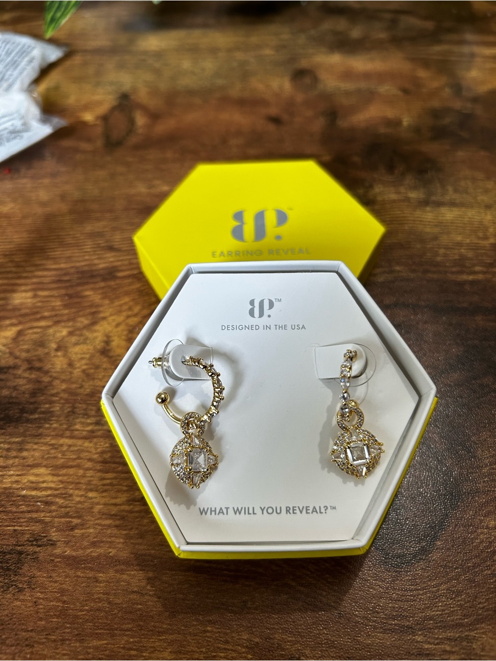 Bomb Party OG Gold and Diamond CZ Earrings